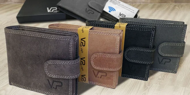 Kožené peněženky OLIVER a pouzdro na karty