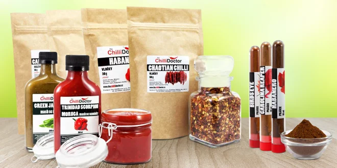 Chilli papričky: sušené, mash, vločky i v prášku