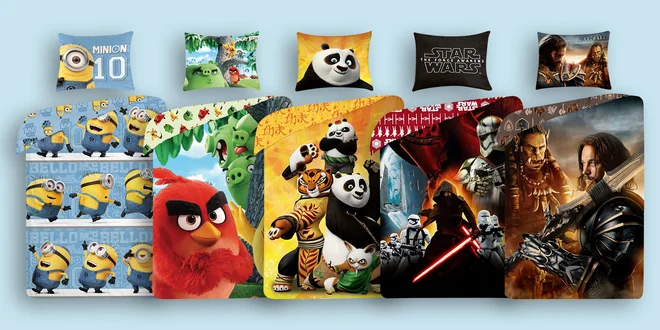 Posteľné licenčné obliečky pre deti