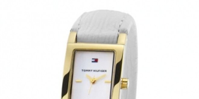 Dámské zlato-šedé náramkové hodinky Tommy Hilfiger