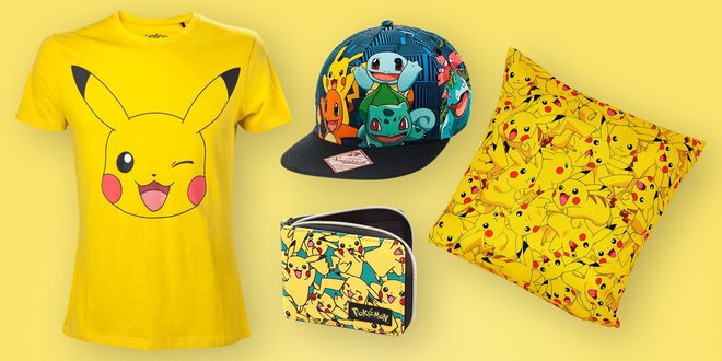 Oblečení a doplňky z oficiální kolekce Pokémon
