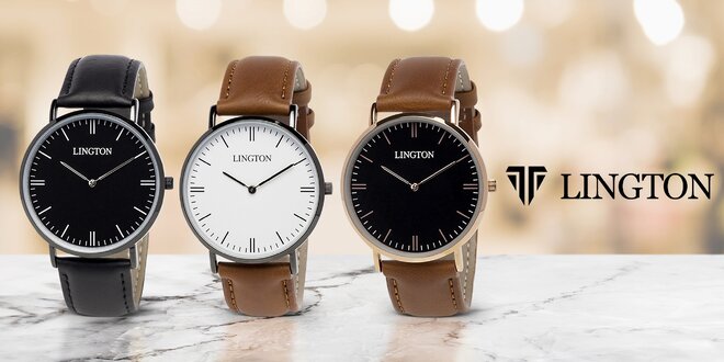 Elegantní minimalistické hodinky Lington