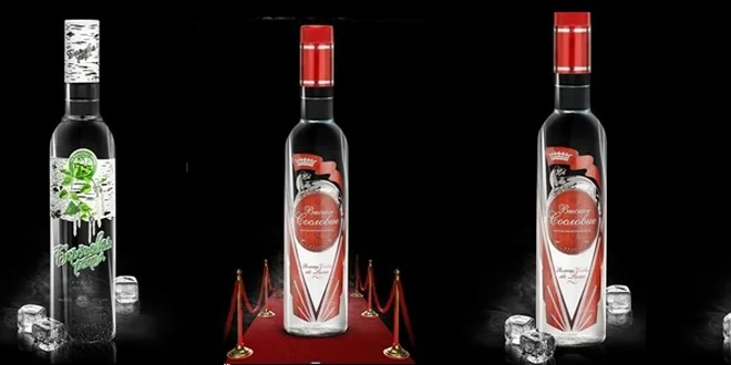 Apollon vodka  40% 0,5 l, Krepost vodka 45% 0,5 l, Vysshee Soslovie vodka 40% 0,5 l nebo Berezovaya vodka Elitnaya 40 % 0,5 l