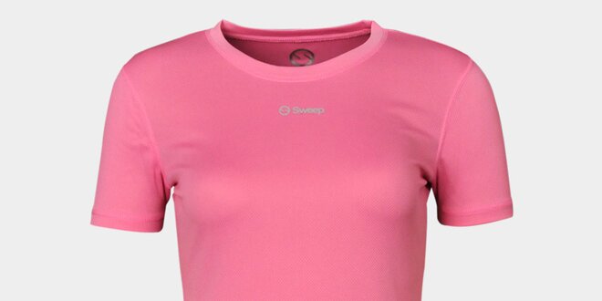 Dámské růžové funkční tričko Sweep