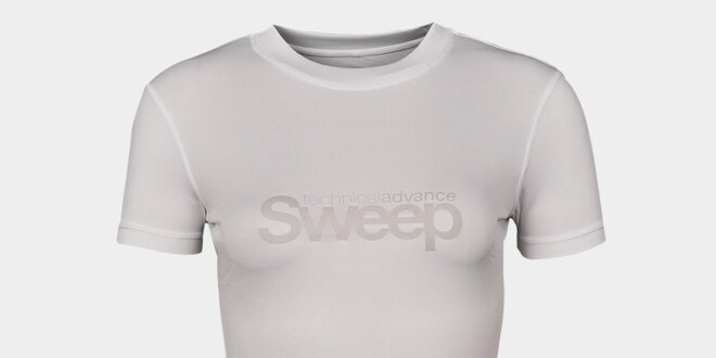 Dámské bílé tričko Sweep s logem