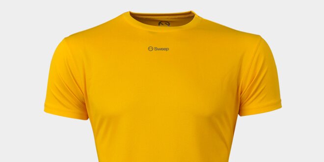 Pánské žluté funkční tričko Sweep