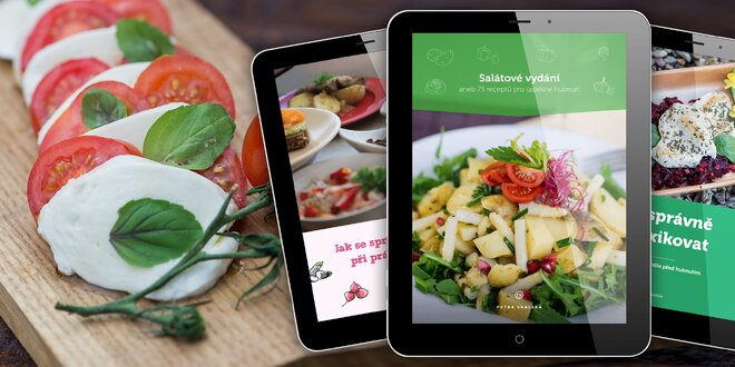 E-knihy plné chutných a zdravých receptů