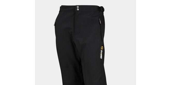 Pánské černé softshellové kalhoty Sweep s membránou