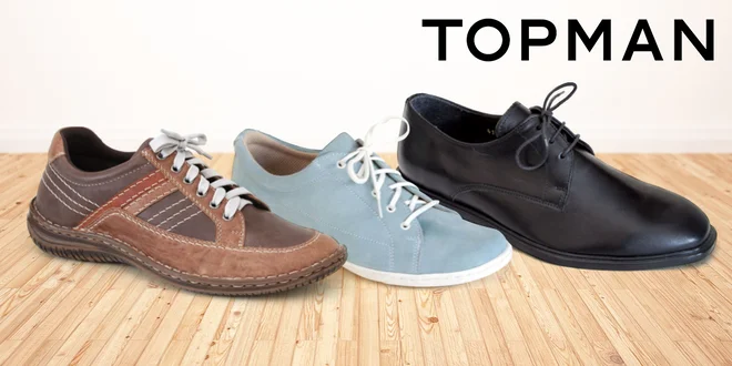 Pohodlná finská obuv Topman z odolných materiálů