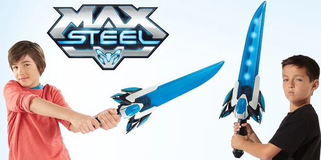 Max Steel: Svítící a mluvící meč + figurka