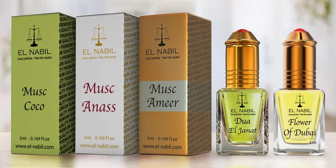 Orientální parfémy El Nabil z Dubaje