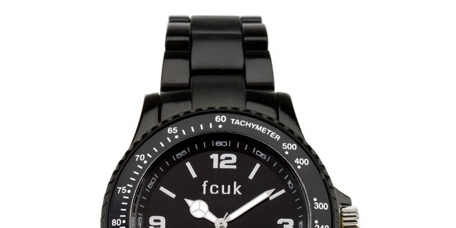 Dámské černé sportovní hodinky French Connection
