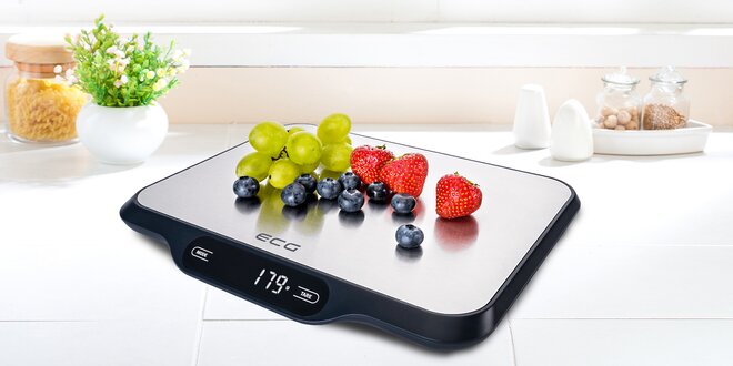 Kuchyňská váha značky ECG a nosností až 15 kg