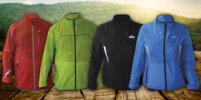 Pánské a dámské funkční sportovní bundy