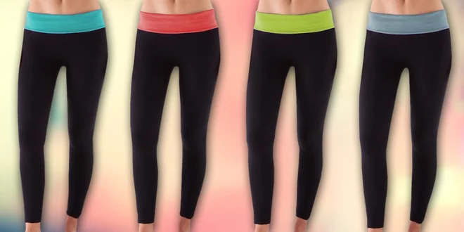 Dámské dlouhé fitness legíny