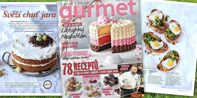 Předplatné kulinářského časopisu Gurmet