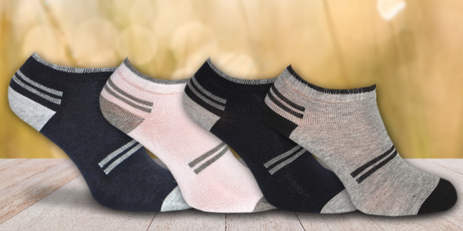 12 párů dámských bambusových ponožek