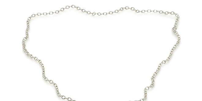 Dámský stříbrný náhrdelník Orchira s perlovým přívěskem