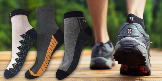 6 párů pánských funkčních ponožek na treking i běžné nošení