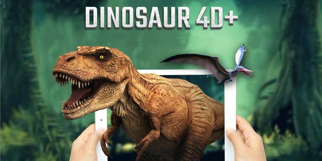 Interaktivní vzdělávací 4D karty s rozšířenou realitou