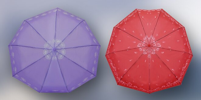 Dámské a pánské automatické skládací deštníky