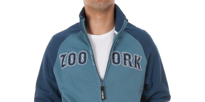 Pánská modrá mikina Zoo York