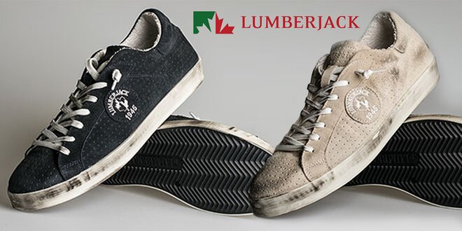 Pánské boty Lumberjack se stylovou patinou
