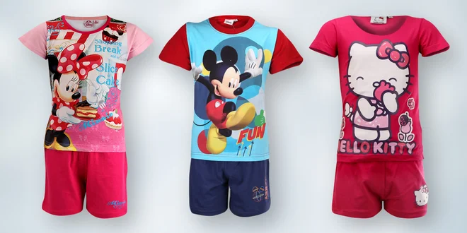 Pyžámka s motivy z Disneyho - 100% bavlna