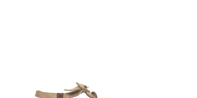 Dámské velbloudí sandálky se zvířecím potiskem Yook for you