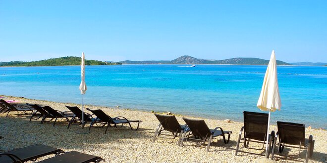 Chorvatská Vodice: 7 nocí v soukromí s polopenzí