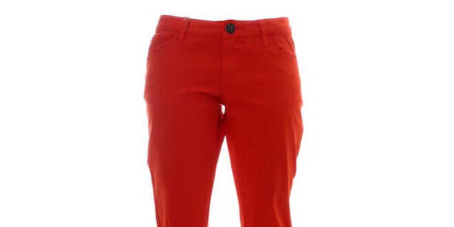 Dámské oranžové kalhoty Lee Cooper