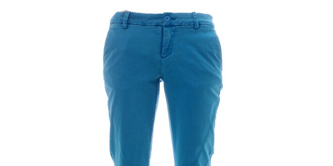 Dámské azurově modré kalhoty Lee Cooper