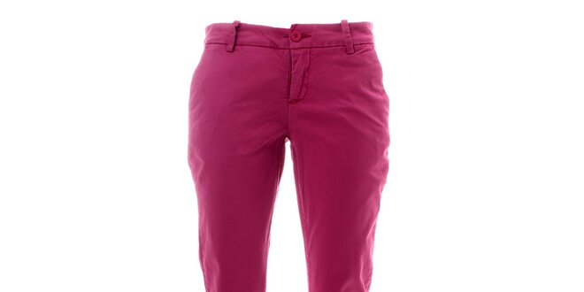 Dámské malinově růžové kalhoty Lee Cooper
