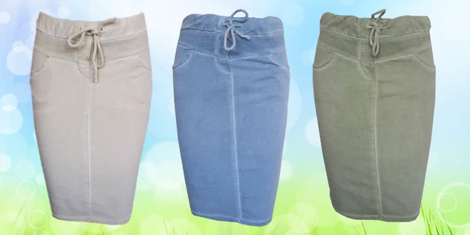 Dámská elegantní sukně po kolena