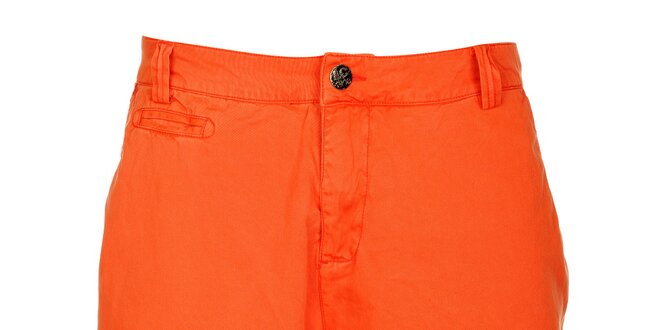 Pánské oranžové šortky Lee Cooper