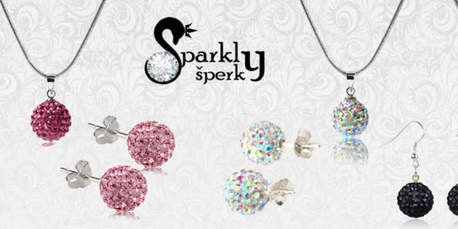 Nádherné sety šperků Shamballa v 10 barvách