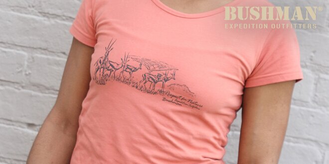 Dámské vzdušné tričko Bushman pro volný čas