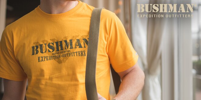 Kvalitní pánská trička Bushman ze 100% bavlny