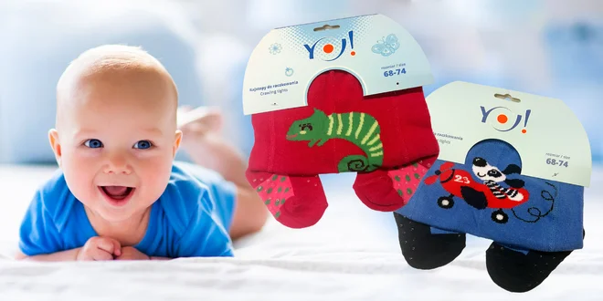 Protiskluzové punčocháče na lezení pro batolata