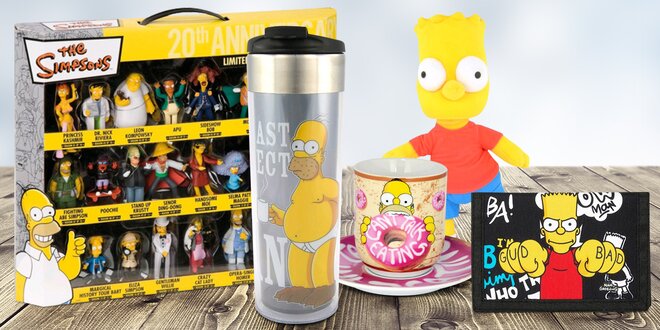 Oficiální kolekce The Simpsons - 21 bomba dárků pro malé i velké fanoušky