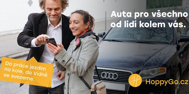 HoppyGo: snadné půjčování aut od lidí z okolí