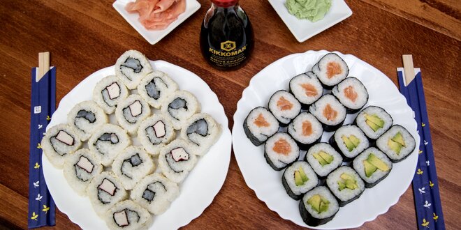 Kacumo set 32 kousků čerstvého sushi s sebou