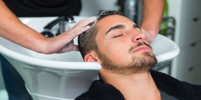 Pánský střih s vitamínovou masáží