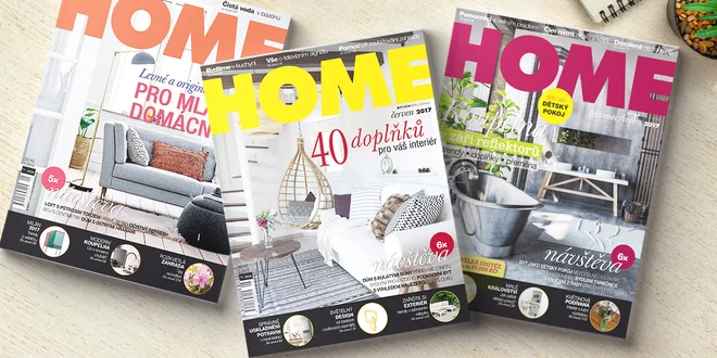 Roční předplatné časopisu Home pro váš byt, dům i zahradu
