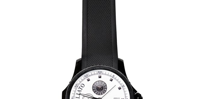 Pánské černobílé hodinky Morellato se silikonovým páskem