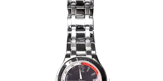 Pánské ocelové hodinky Morellato s černým ciferníkem