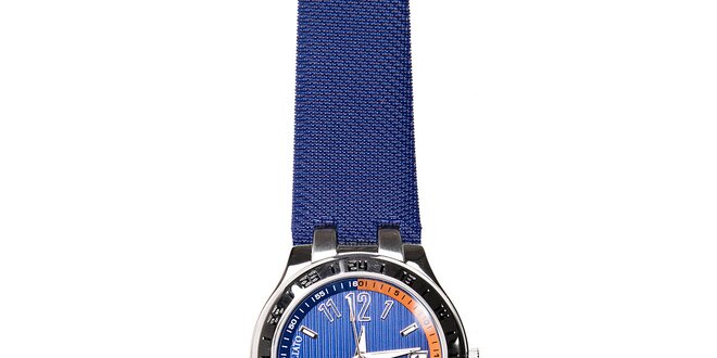 Pánské hodinky Morellato s tmavě modrým pryžovým páskem