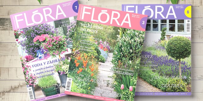 Předplatné časopisu FLÓRA na zahradě + bonusy