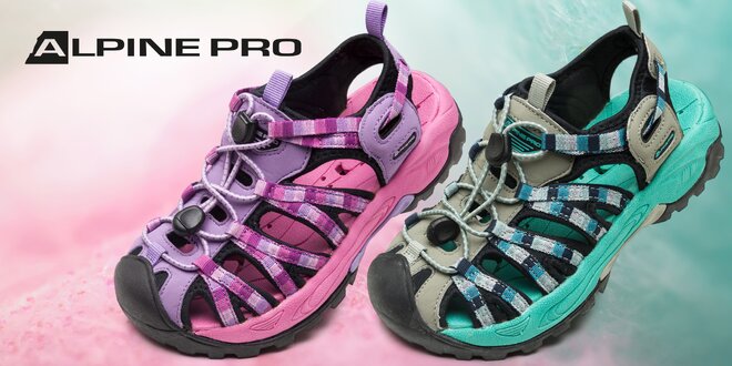 Lehké a pevné dětské sandály Alpine Pro