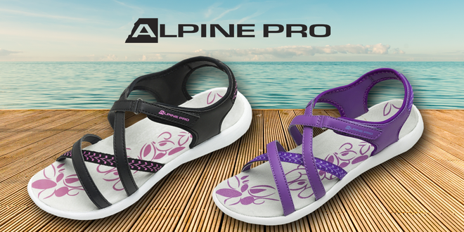 Dámské sandály Alpine Pro se zapínáním na suchý zip